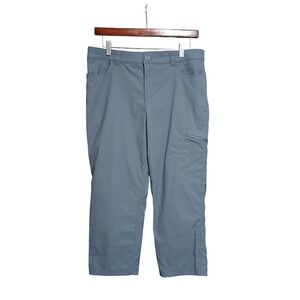 Eddie Bauer Womens‎ Horizon Capri Pants Blue Outdoor Hiking Size 8